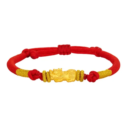 ZHOUBAIFU Gold Bracelet Unisex