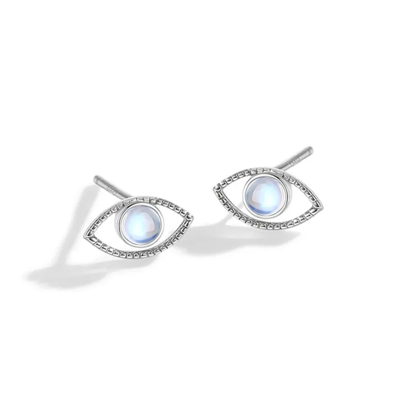 MIDNIGHT MOMENT 925 Sterling Silver Stud Earrings Women's-0