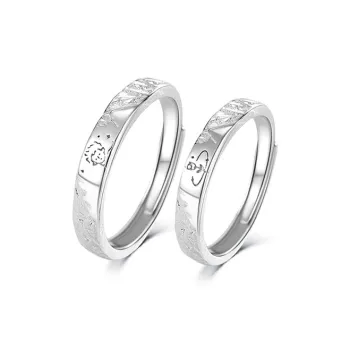 KING TAI SANG 999 Fine Silver Rings Unisex
