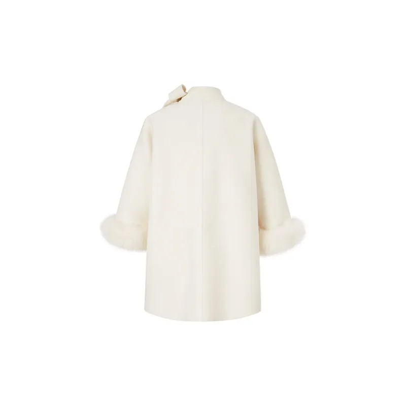 PAZZO Woolen Coat French Cloak Coat Women's-1