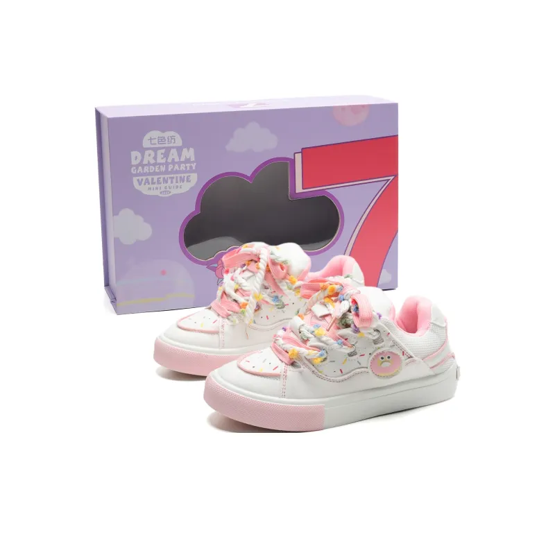 7 SEVFUN Low-Top Skateboard Shoes Unisex Strawberry Pink-2