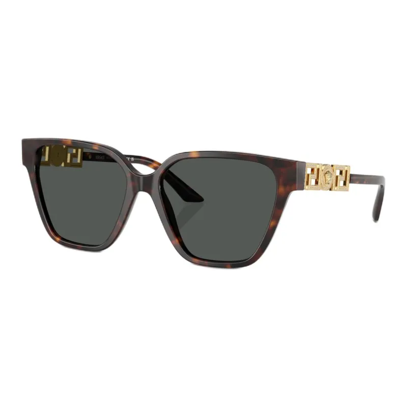 VERSACE Greca Strass Butterfly frame Sunglasses-0