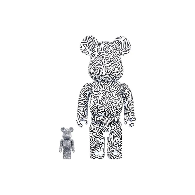 Bearbrick Keith Haring #4 White-0