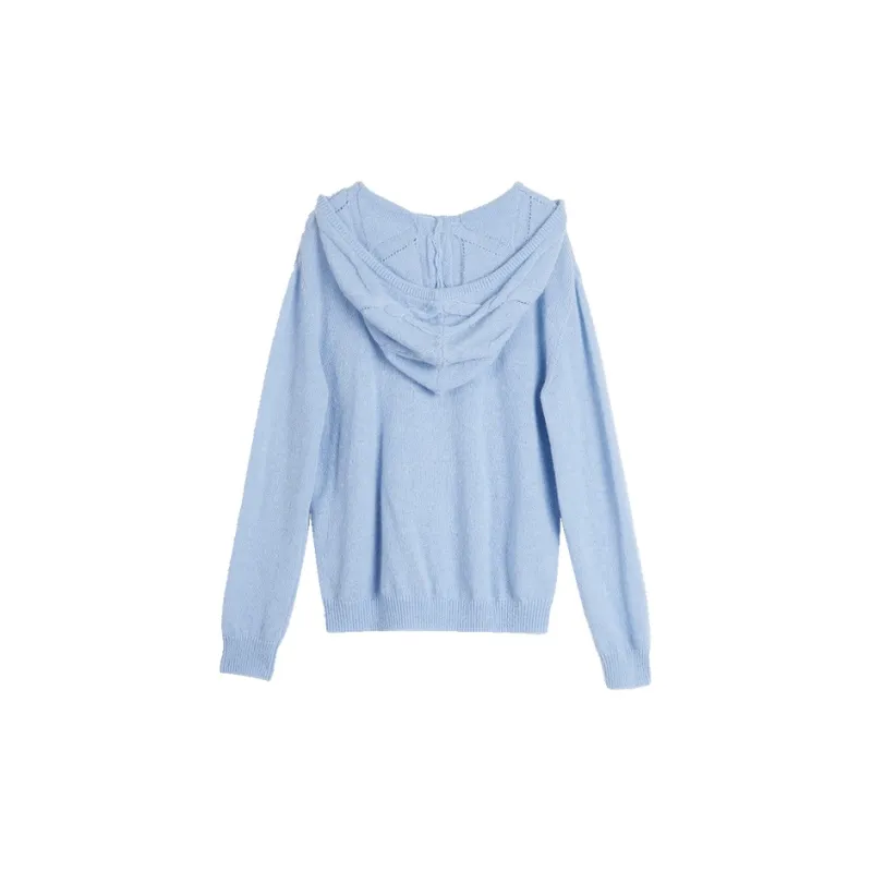 ELLE Sweater Women's Light Blue-1