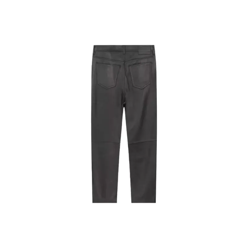 Acne Studios Leather Pants Men's Black-1