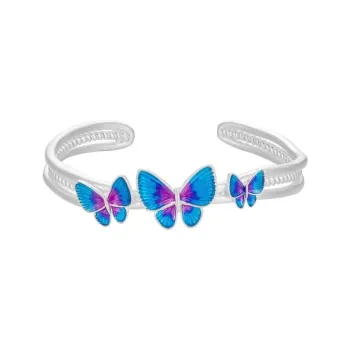 NSAOT 999 Fine Silver Sterling Silver Bracelets Women's