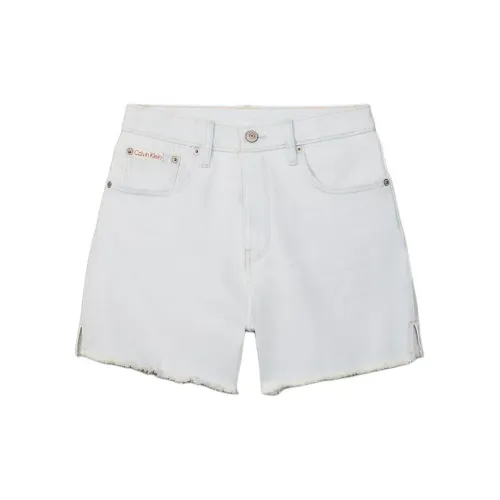 CALVIN KLEIN Denim Shorts Women's White