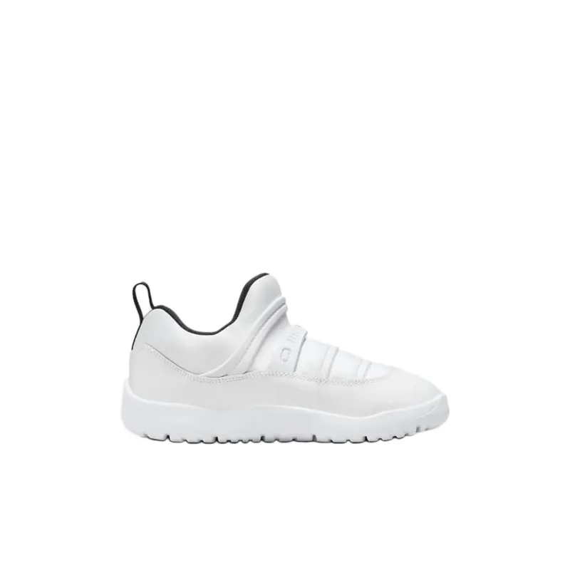 Jordan Air Jordan 11 Retro Abrasion Resistant Mid Top Children's Basketball Shoes White Children Aged 3 7 Years Old-1