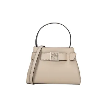 ARMANI EXCHANGEAE PU Bonded Synthetic Leather Tote Bag Shopping Bag Shoulder Bag Crossbody Bag Handbag Women's Apricot