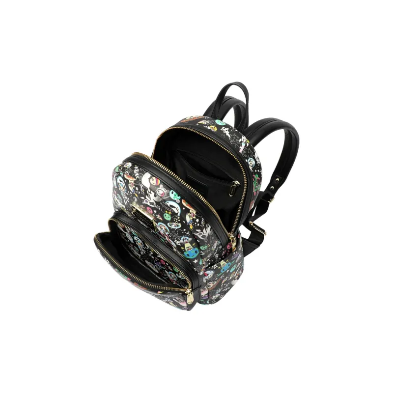 MESUCA Tokidoki Unicorn Collection PU Backpack Regular Women's Black/Purple-9