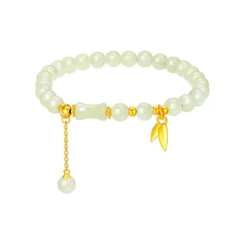 Lao Feng Xiang Gold Bracelet Women's