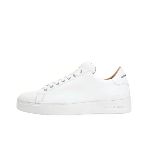 PHILIPP PLEIN Skateboard Shoes Men Low-Top White