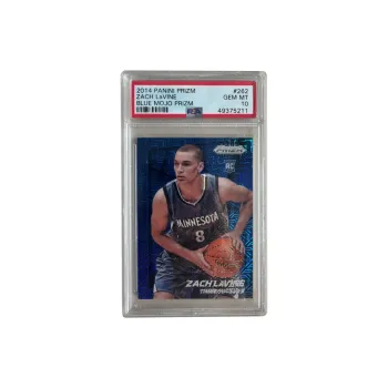PANINI 2014 15 Prizm Zach LaVine, Rising Stars, Blue MOJO, PSA10 RC BLUE MOJO Graded Cards 1 Pc
