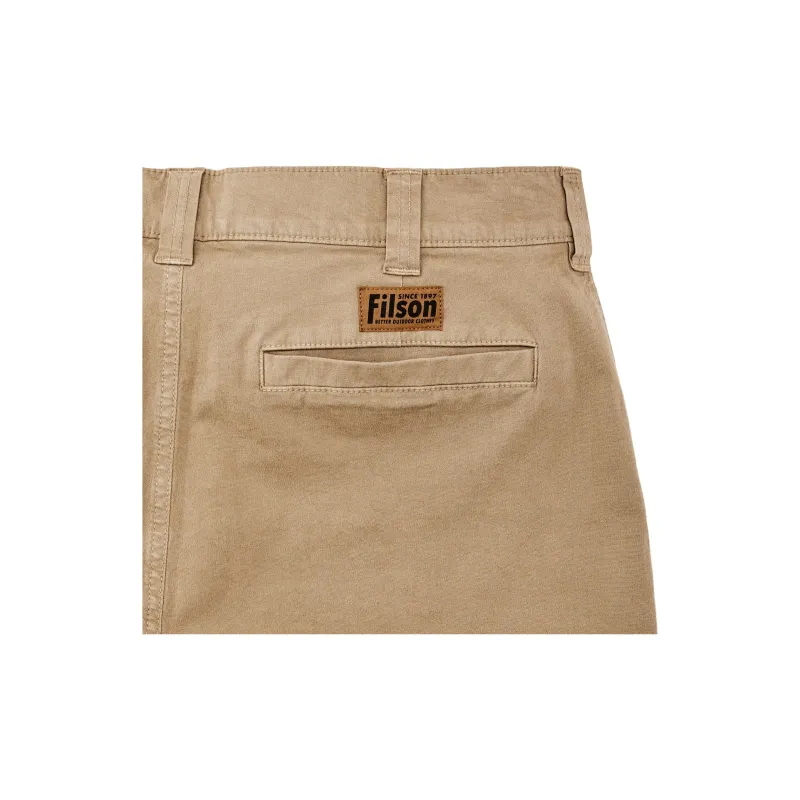 Filson FW24 Denim Shorts Men's Khaki-3