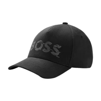 HUGO BOSS 100% Cotton Baseball Caps Men's Black