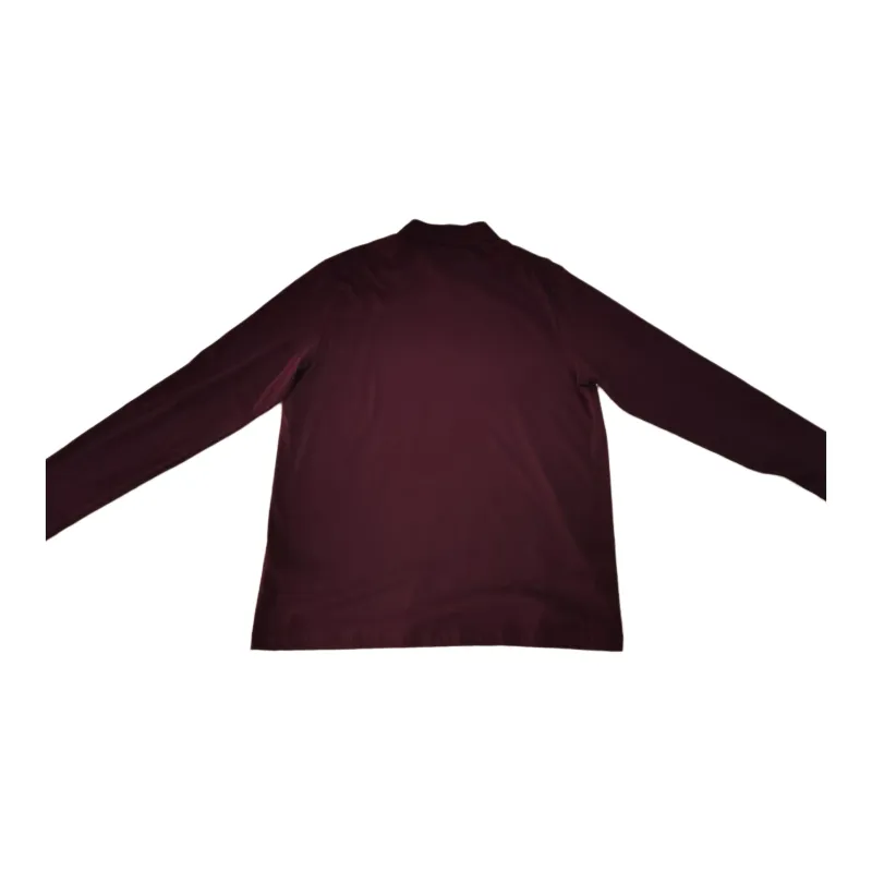 HUGO BOSS FW22 Polo Shirt Men's Burgundy-1