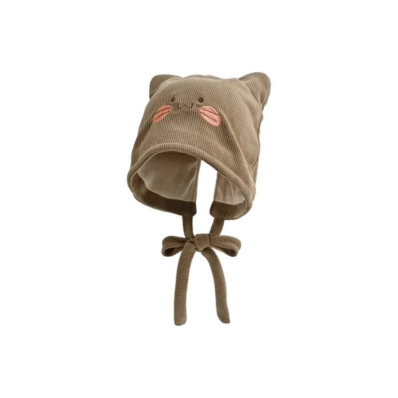 FREE RABBITⅡ Spring And Fall Winter Warm Sleep Cap Postpartum Headwrap Hat Unisex-2