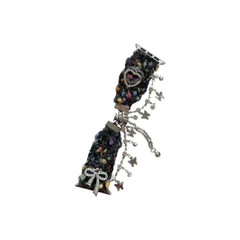 MSSM Apple Compatibility Watch Band Woolen Material-3