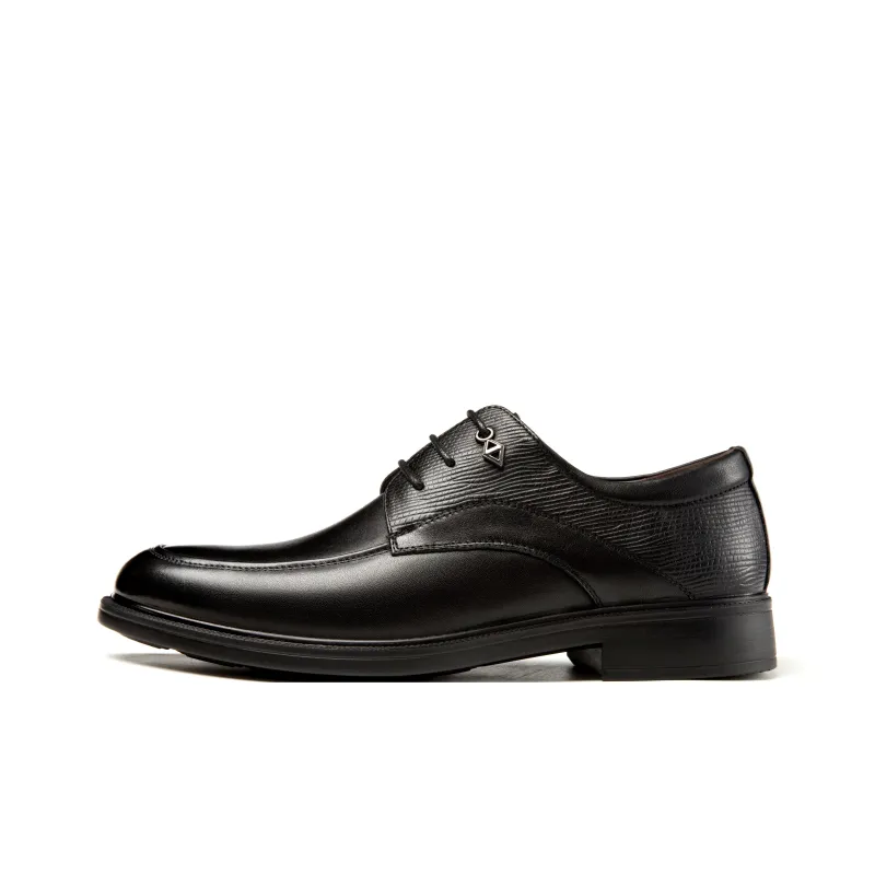 AOKANG Business Commute Derby Shoes Dress Shoes Men's Black-9