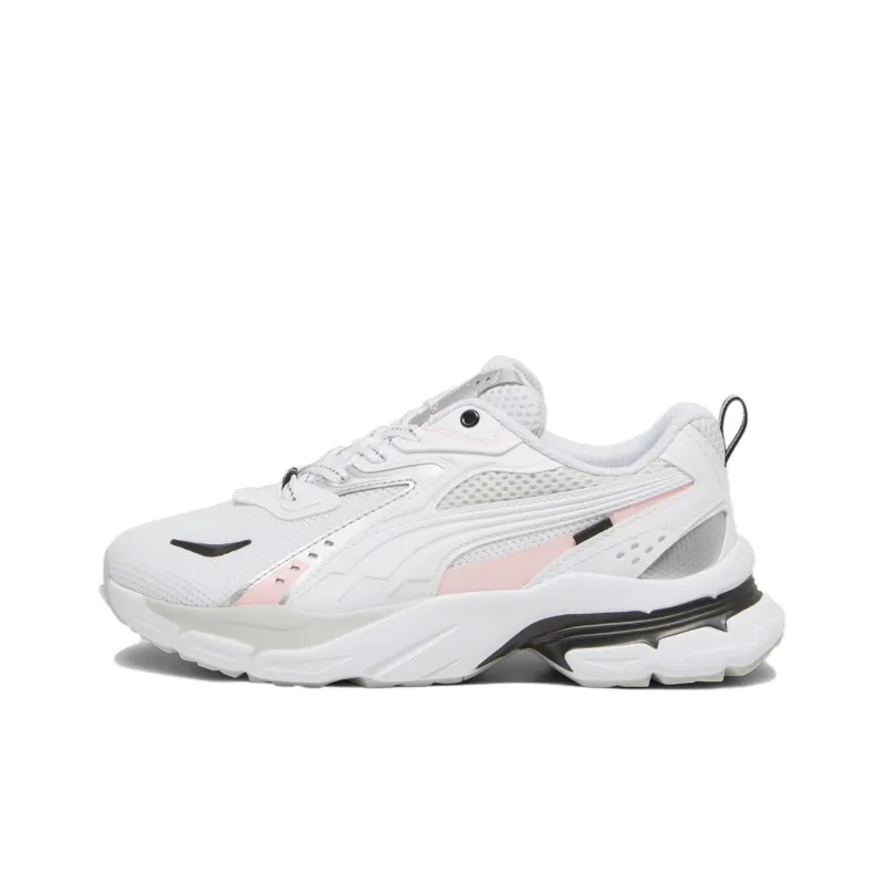 PUMA Anti Slip Wear Resistant Low Top Casual Shoes Women's White-0