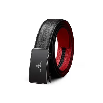 POLOMEISDO Top Grain Cow Leather Men's Belt Practical Box Men's 3.5cm Custom Exclusive Greeting Card