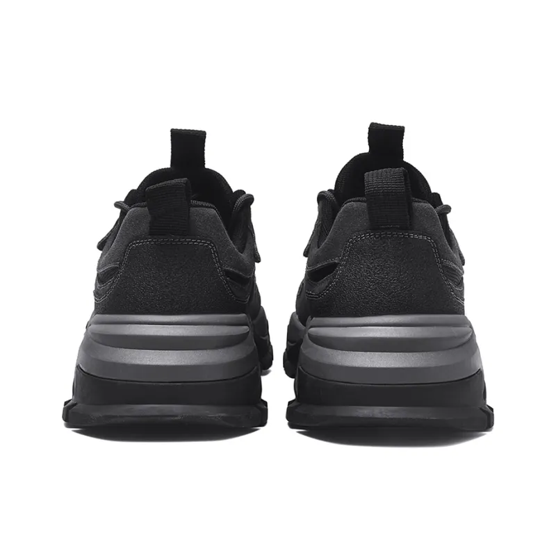 Jeep Low Top Chunky Sneakers Unisex Black-4