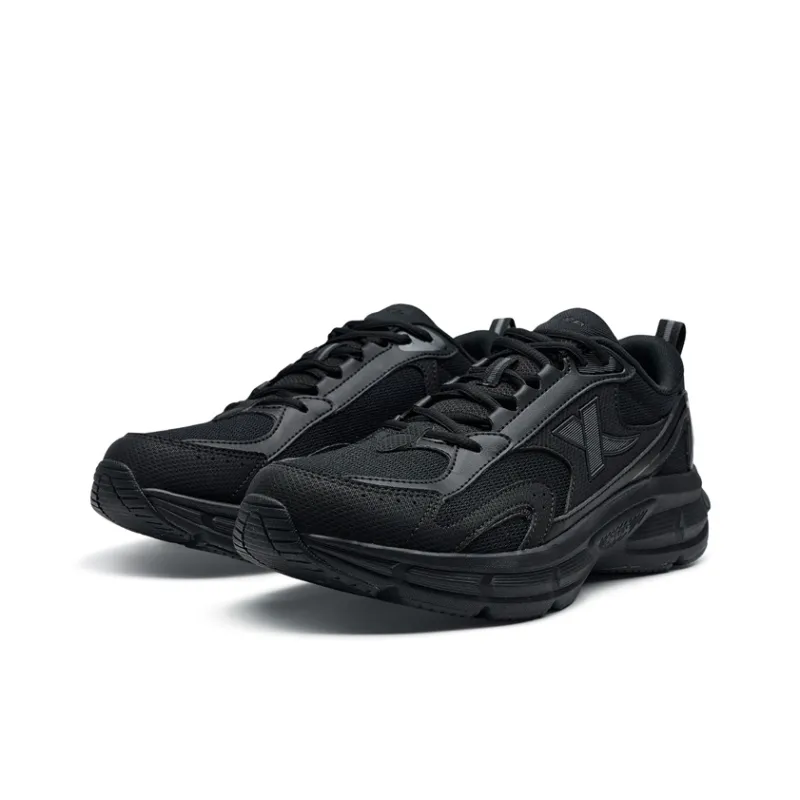 XTEP Cushioning Low Top Running Shoes Men's Black-3