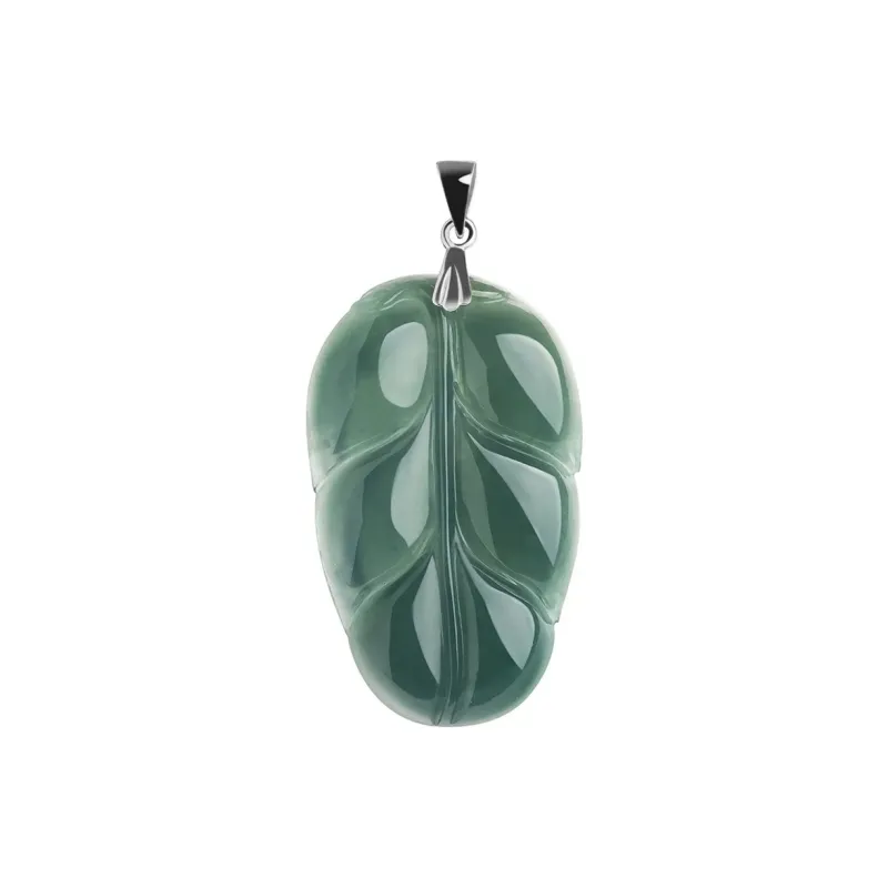 Run Ding Ice Glutinous Jadeite Pendants Women's-0