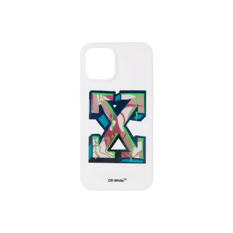 OFF-WHITE Rubber Material Easy To Use And Durable Phone Cases Compatibility With IPhone 12 Pro Max Trendy And Cool-0