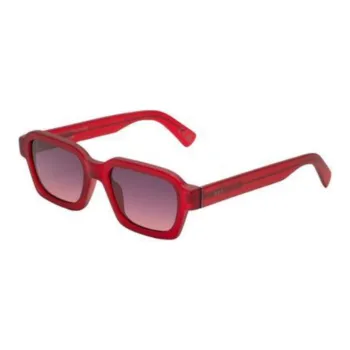 Retrosuperfuture Acetate Fabric Square Sunglasses Men's Red
