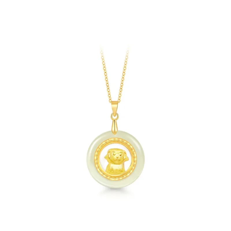 Zhou Jifeng Necklaces Green Jade Women's-14