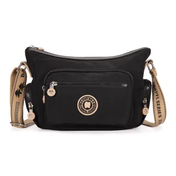 Dannybear Fabric Shoulder Bag Women's Black