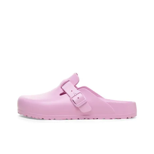 Birkenstock Boston EVA Abrasion-Resistant Wrap-toe Slippers Unisex Candy Pink Regular