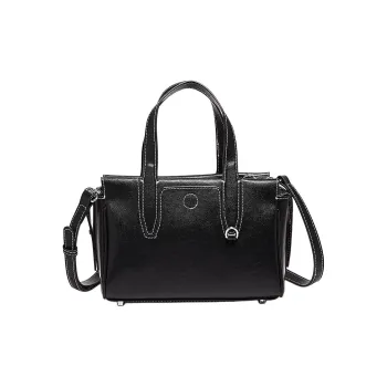 Marino Orlandi Cow Leather Shoulder Bags Handbags Regular Women's Black/Chocolate/Khaki