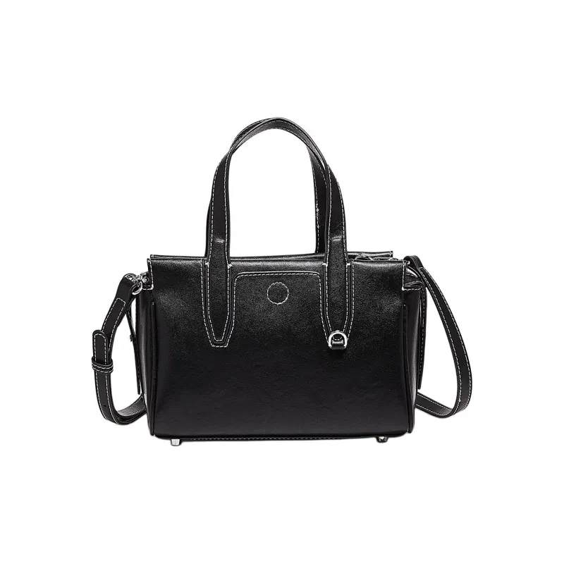 Marino Orlandi Cow Leather Shoulder Bags Handbags Regular Women's Black/Chocolate/Khaki-0