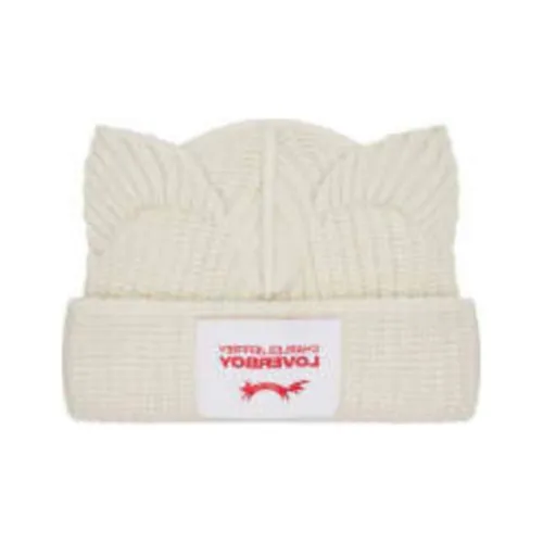 CHARLES JEFFREY Lambswool Nylon Beanies Men's Beige