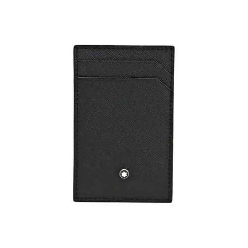 MONTBLANC Leather Card Holder Men's Black