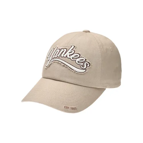 MLB Cotton Baseball Cap For Sun Protection Unisex Ecru