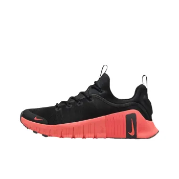 Nike Free Metcon 6 Anti-Slip Wear-Resistant Low-Top Training Shoes Women's Black Red