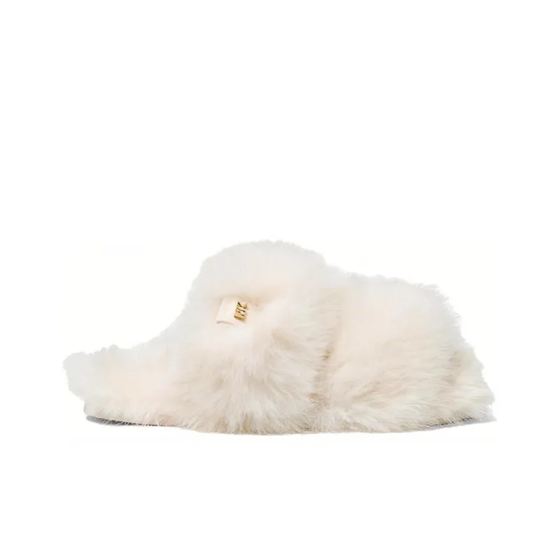 MICHAEL KORS Slip Resistant Slide Slippers Women's White-4
