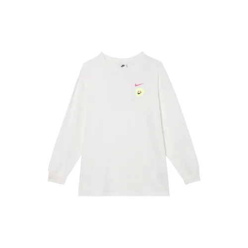 Nike Drop Shoulder Sleeve T-Shirt Women's Sail White