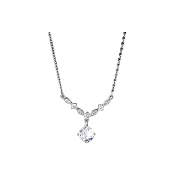 Happy Tide 999 Fine Silver Necklaces Women's Silver