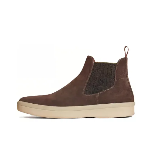 Loro Piana Ultimate Walk Chelsea Boots Men Brown