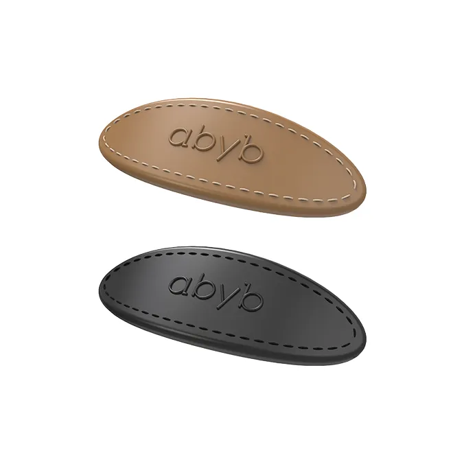 Abyb Charming PU Leather Hair Clips Women's-0
