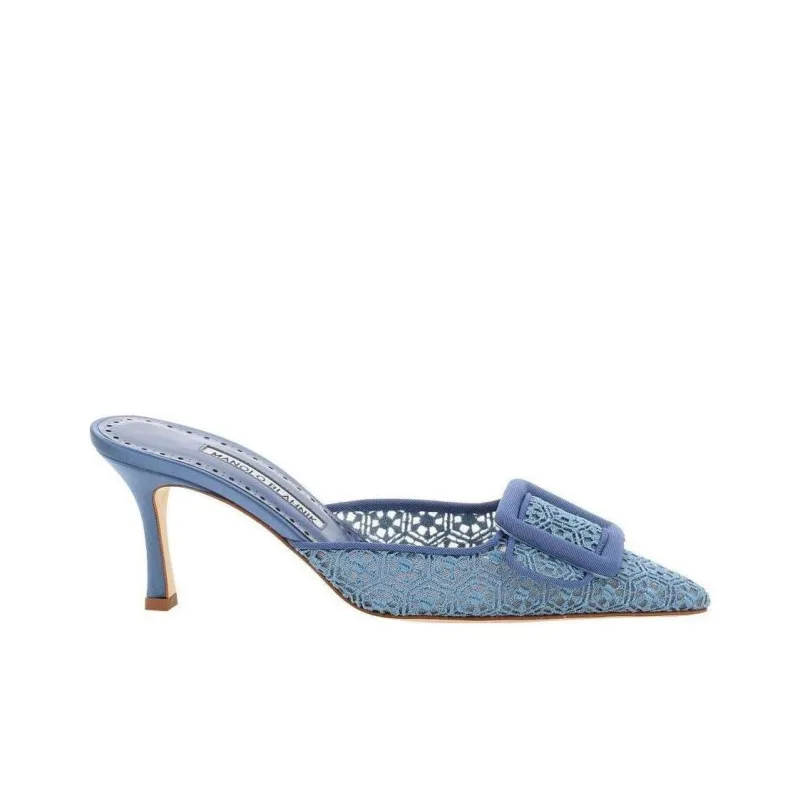 MANOLO BLAHNIK High Heels Women's Blue-1