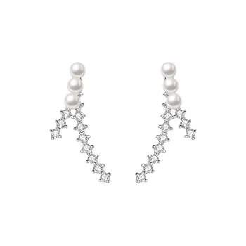 TRVMOE S925 Silver Stud Earrings Women's