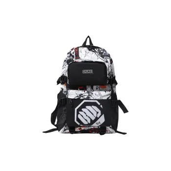 Gorora Canvas Student Backpack Regular Unisex Multicolor