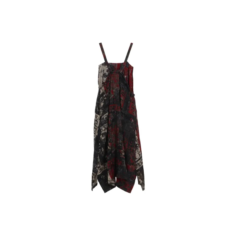 Yohji Yamamoto S'YTE FW24 Sleeveless Dress Women's Red-1