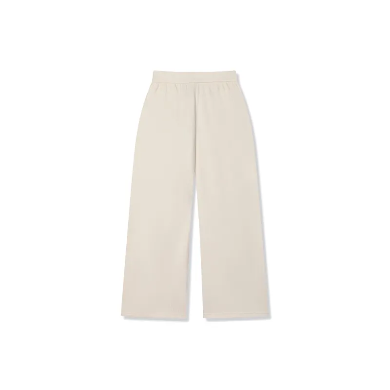 FILA Knitted Sports Pants Women's Steam White-1
