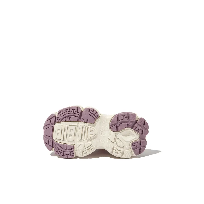 BELLE High Top Kids Lifestyle Shoes Beige Purple Kids-4